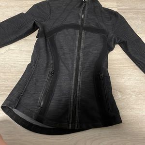 grey & black lulu lemon define jacket